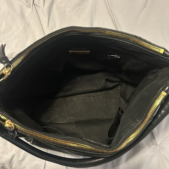 J. Crew Black leather tassel purse - Picture 4 of 4